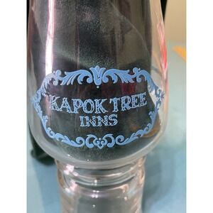 1977 Kapok Tree Inns Hurricane Glass Peter Pan Inns Baumgardners #2